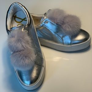 Sam Edelman puff ball sneakers